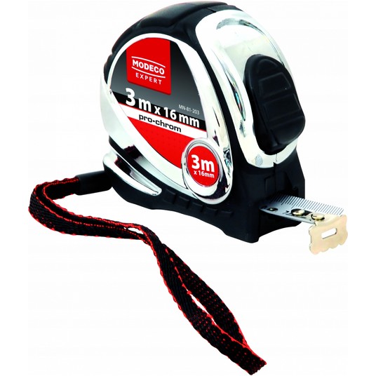 Miara zwijana 3m/6mm PRO-CHROM I CLASS MN-81-203 -zdjęcie numer 2