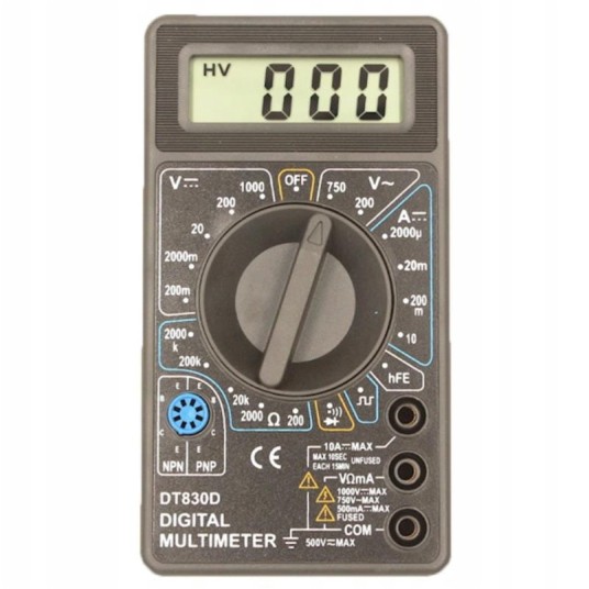 Miernik uniwersalny DT830D z buzzerem -zdjęcie numer 2