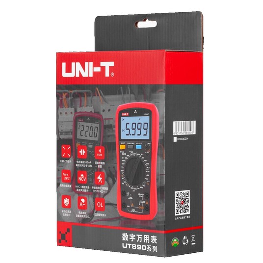 Miernik uniwersalny Uni-T UT890C NCV -zdjęcie numer 9