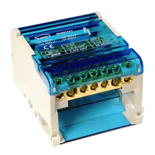 Modułowy blok rozdzielczy czterobiegunowy 4x5x6mm2 -zdjęcie numer 1