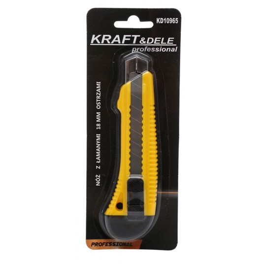 Nóż z łamanym ostrzem 18mm KD10965 -zdjęcie numer 8