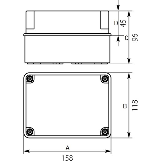 Obudowa 118x158x96mm IP65 OH-2B.1 Hermet Box 29.25 -zdjęcie numer 9