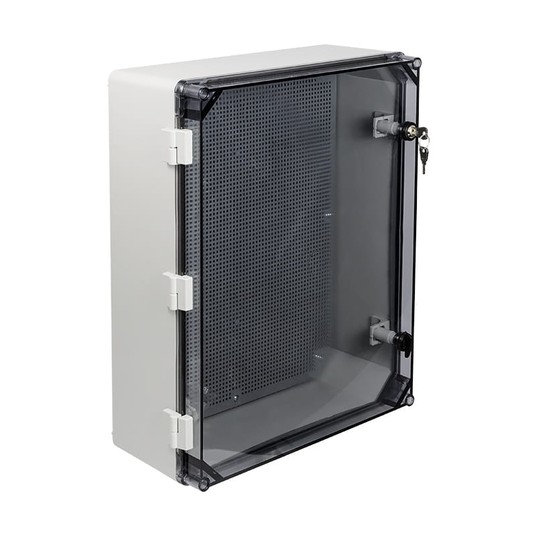Obudowa 500x400x196mm IP65 z płytą montażową trans -zdjęcie numer 1