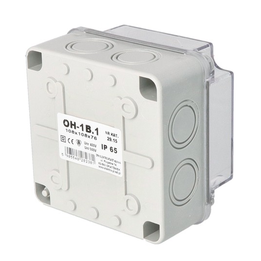 Obudowa hermetyczna 108x108x76 IP65 OH-1B.1 29.15 -zdjęcie numer 4