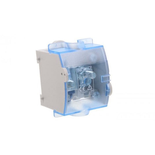 Odgałęźnik instalacyjny 1P 1x70mm2/4x25mm2 niebies -zdjęcie numer 1