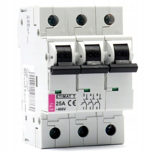 Ogranicznik mocy ETIMAT T 3P 25A 002181063 -zdjęcie numer 2