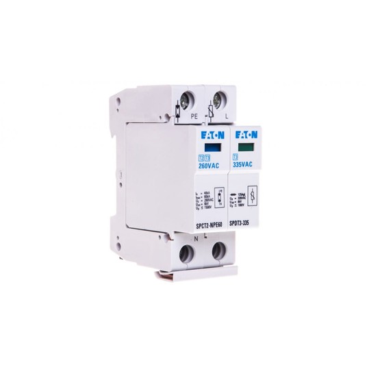 Ogranicznik przepięć D 2P 2,5kA 1kV SPDT3-335-1+NP -zdjęcie numer 1