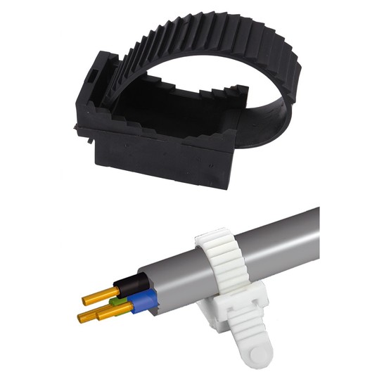 Opaska kablowa 21mm 155mm czarna UP-50 UV 12.13 /1 -zdjęcie numer 1