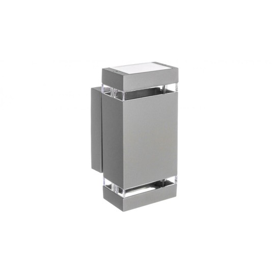 Oprawa elewacyjna 2x35W GU10 ZEW EL-235J-GR szara -zdjęcie numer 1