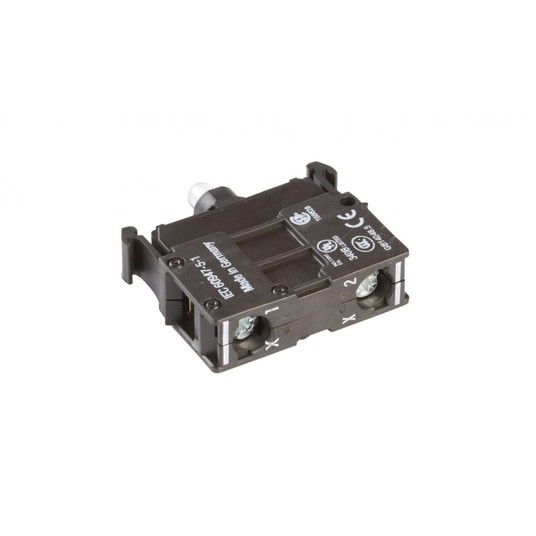 Oprawka z LED biała 12-30V AC/DC M22-LED-W 216557 -zdjęcie numer 1