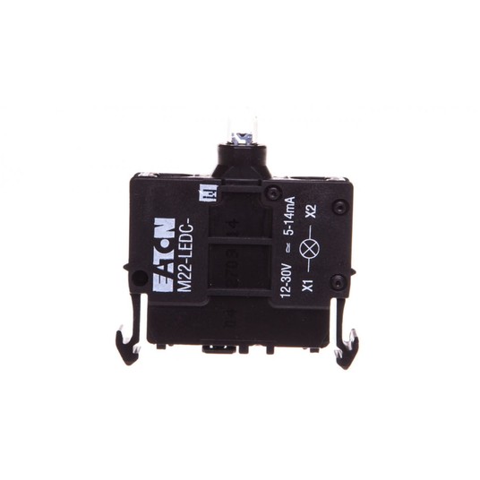Oprawka z LED biała 12-30V AC/DC M22-LEDC-W 216560 -zdjęcie numer 1