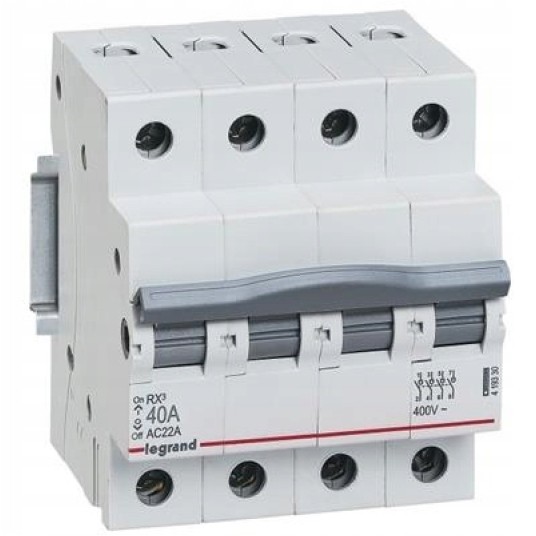 Rozłącznik izolacyjny RX3 40A 4P 419330 -zdjęcie numer 1