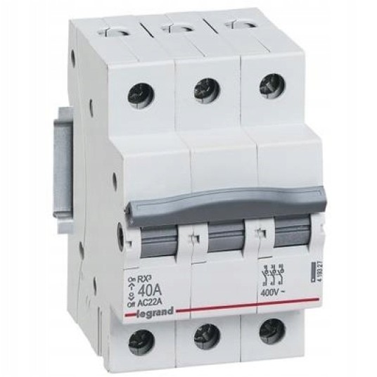 Rozłącznik modułowy RX3 40A 3P 419327 -zdjęcie numer 5