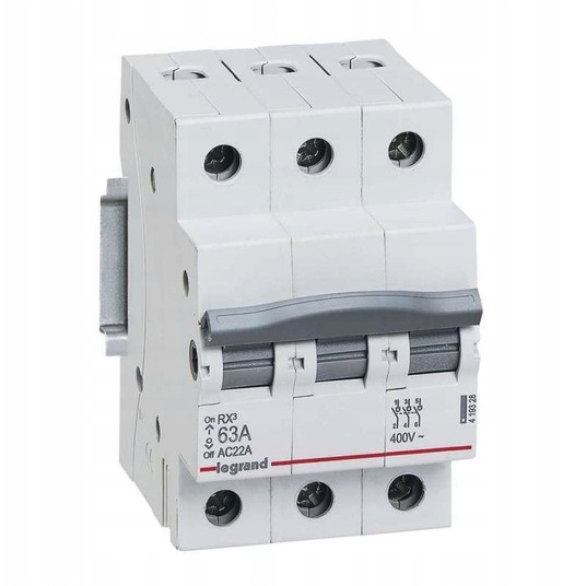Rozłacznik modułowy RX3 63A 3P 419328 -zdjęcie numer 6