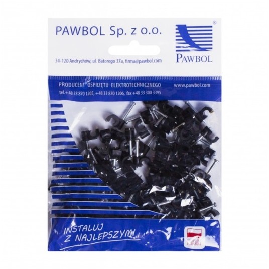 Uchwyt kablowy 7 mm H.7004C /opak=100szt./ -zdjęcie numer 2