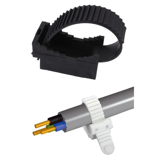 Uchwyt paskowy czarny UV UP-30 /50szt./ -zdjęcie numer 1