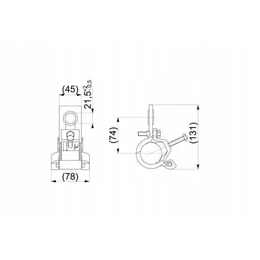 Uchwyt przelotowy 2-4x25-120mm2 SO130 -zdjęcie numer 2
