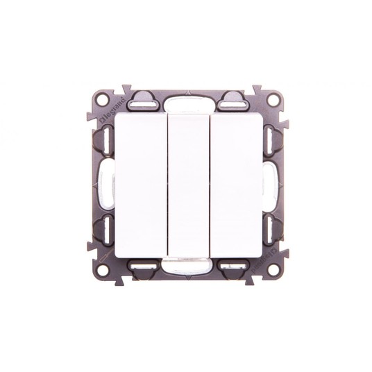 VALENA LIFE Łącznik potrójny biały 752103 -zdjęcie numer 1