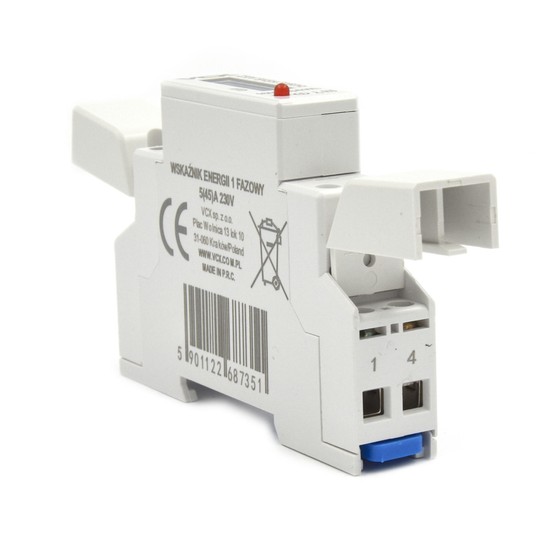 VCX Miernik energii elektrycznej 1-fazowy 230V 45A -zdjęcie numer 13