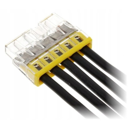 WAGO Szybkozłączka 5x 0,5-2,5mm2 2273-205 /100szt. -zdjęcie numer 6