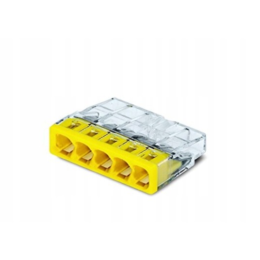 WAGO Szybkozłączka 5x 0,5-2,5mm2 2273-205 /100szt. -zdjęcie numer 5