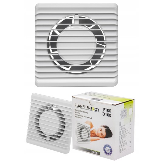 Wentylator Ścienny 100mm 8W /czujnik wilgoci/ Plan -zdjęcie numer 3
