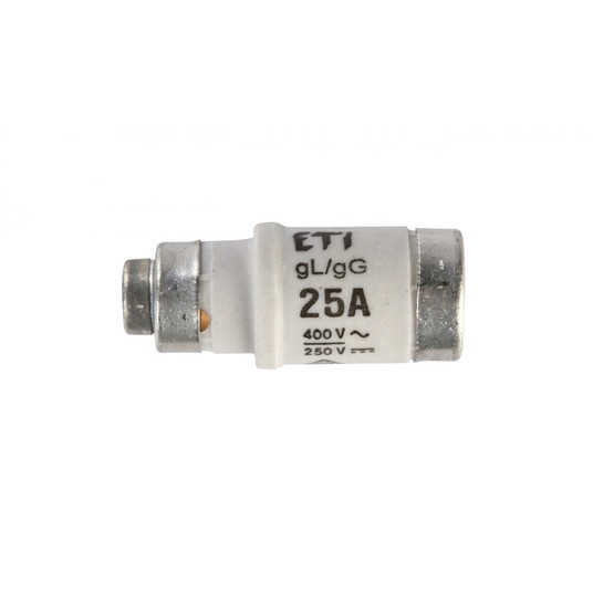 Wkładka bezpiecznikowa D02 25A gG 400V AC/250V DC -zdjęcie numer 1