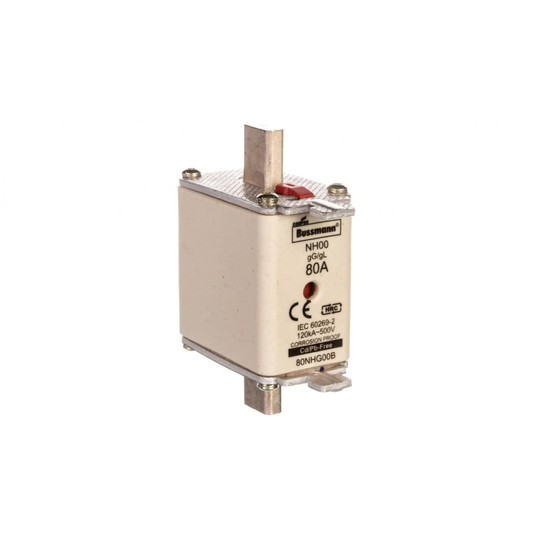 Wkładka NH00 80A 500V gL/gG podwójny wskaźnik 80NH -zdjęcie numer 1