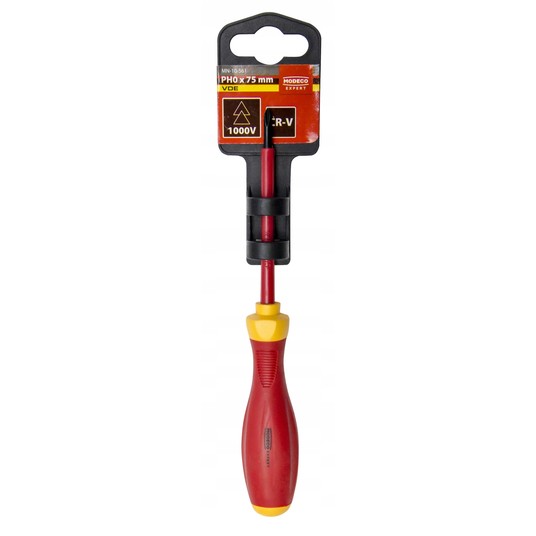 Wkrętak izolowany PH0 x 75mm/1000V MN-10-561 -zdjęcie numer 1