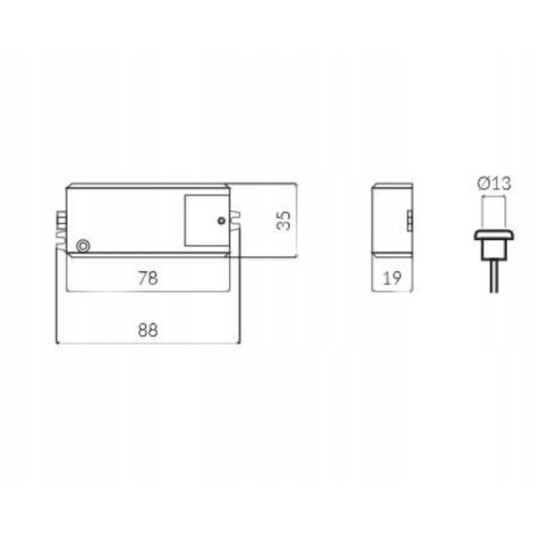 Włącznik bezdotykowy 5A 800W 110-240V AC OR-CR-213 -zdjęcie numer 2