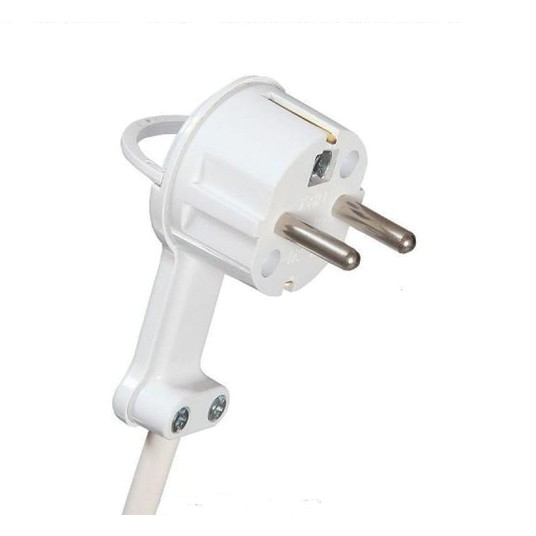 Wtyczka kątowa ULTRA PŁASKA 16A 2P+Z 250V z uchwyt -zdjęcie numer 1