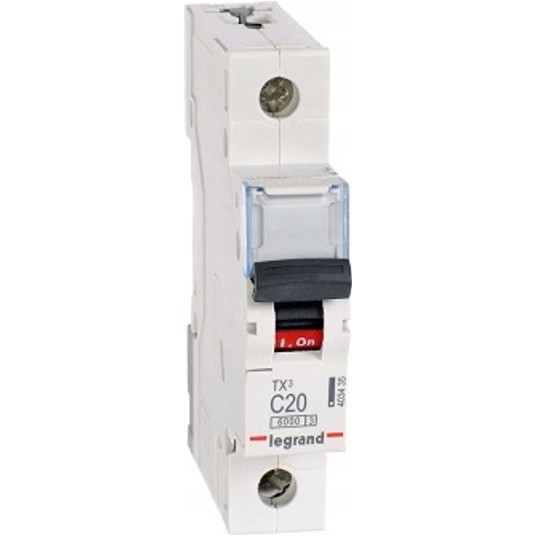 Wyłącznik nadprądowy 1P C 20A 6kA AC S301 TX3 4034 -zdjęcie numer 4