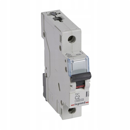 Wyłącznik nadprądowy 1P C 2A 6kA AC S301 TX3 40342 -zdjęcie numer 3
