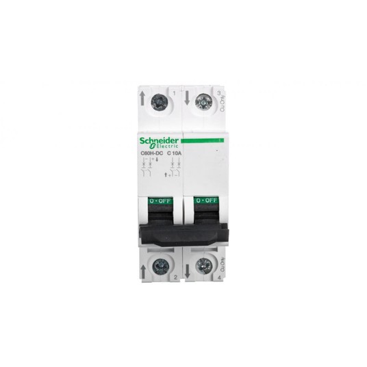 Wyłącznik nadprądowy 2P C 10A 10kA DC C60H-DC A9N6 -zdjęcie numer 1