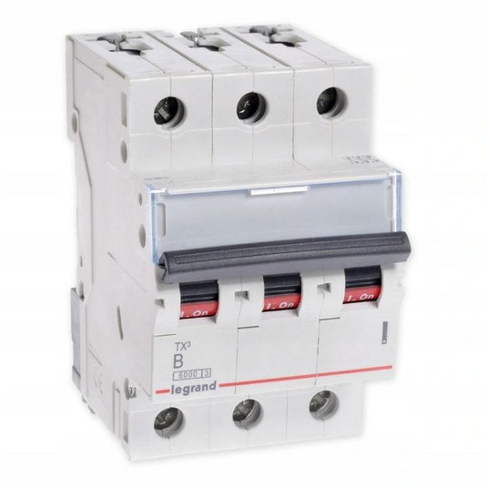 Wyłącznik nadprądowy 3P B 50A 6kA AC S303 TX3 4034 -zdjęcie numer 4