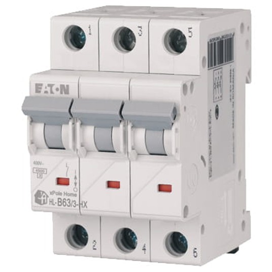 Wyłącznik nadprądowy 3P B 63A 6kA AC xPole Home HN -zdjęcie numer 1