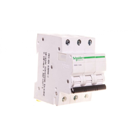 Wyłącznik nadprądowy 3P B 6A 6kA AC K60N A9K01306 -zdjęcie numer 1