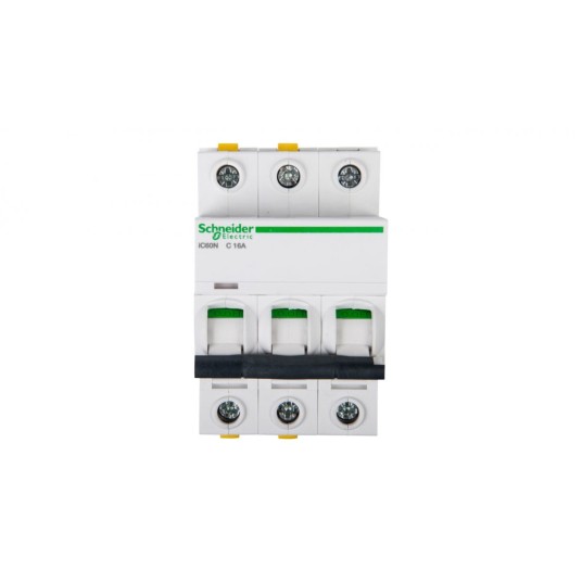Wyłącznik nadprądowy 3P C 16A 6kA AC iC60N-C16-3 A -zdjęcie numer 1