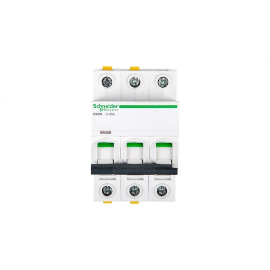 Wyłącznik nadprądowy 3P C 25A 6kA AC iC60N-C25-3 A -zdjęcie numer 1