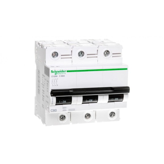 Wyłącznik nadprądowy 3P C 80A 10kA AC C120N A9N183 -zdjęcie numer 1