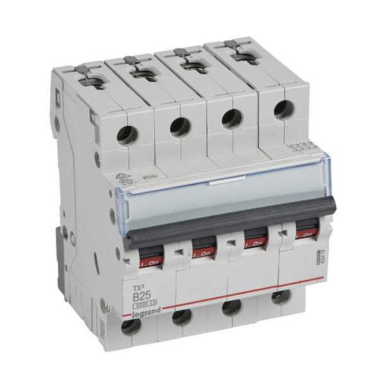 Wyłącznik nadprądowy 4P B 25A 6kA AC S304 TX3 4034 -zdjęcie numer 1