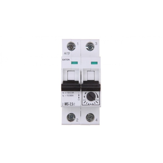 Wyłącznik silnikowy 2P 0,75kW 1,6-2,5A Z-MS-2,5/2 -zdjęcie numer 1