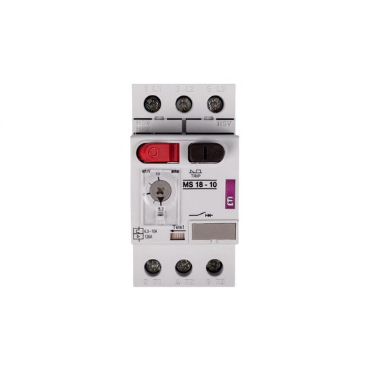 Wyłącznik silnikowy 3P 4kW 6,3-10A MS18 004600349 -zdjęcie numer 1