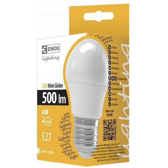 Żarówka LED 6W E27 500lm 3000K MINI GLO -zdjęcie numer 1