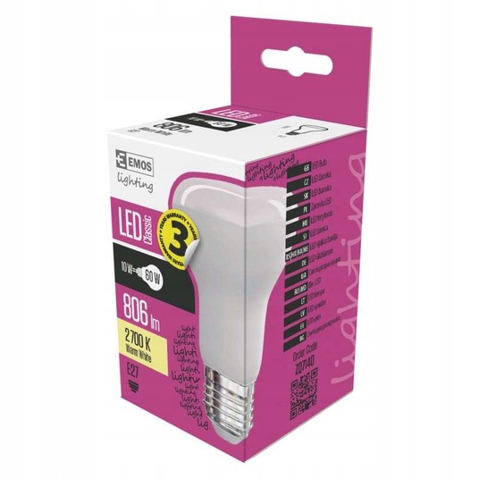 Żarówka LED 8.8W E27 R63 806lm 2700K CLA -zdjęcie numer 1