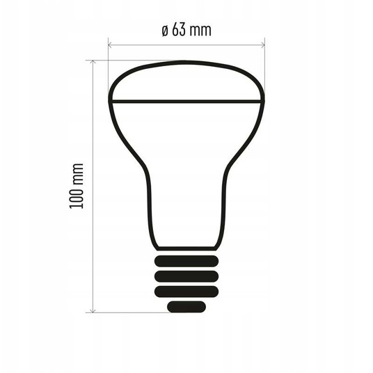 Żarówka LED 8.8W E27 R63 806lm 2700K CLA -zdjęcie numer 3