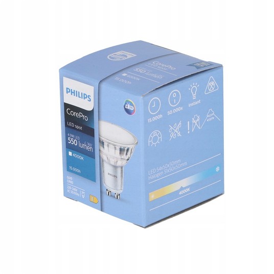 Żarówka LED Corepro 4,9W 550lm GU10 840 120D 92 -zdjęcie numer 8
