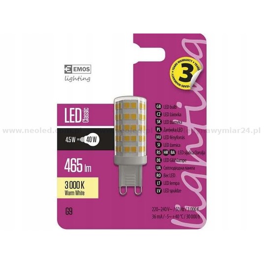 Żarówka LED do okapu 4,5W E14 470lm 300 -zdjęcie numer 6