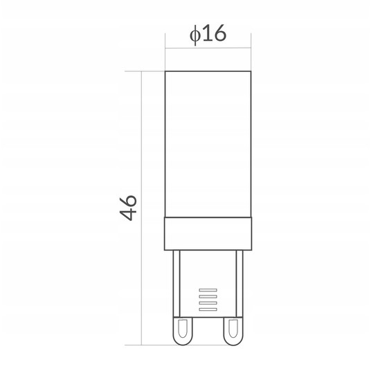 Żarówka LED G9 3W 4000K 270lm -zdjęcie numer 5