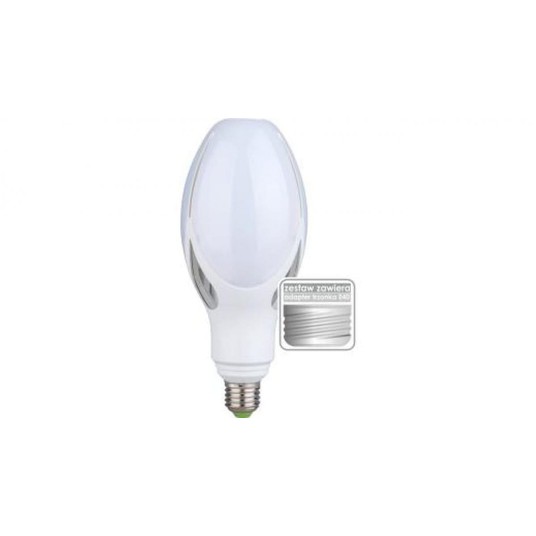 Żarówka LED intensive E27 (adapter E40 w zestawie) -zdjęcie numer 1